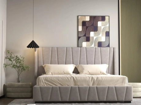 Pat dormitor, tapitat gri, Ibiza 160x200 cm, somiera rabatabila inclusa, spatiu depozitare LFG